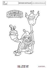 Skylanders boyama sayfaları